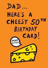 Funny Birthday Card - for Dad - 50 Today created by Earlybird