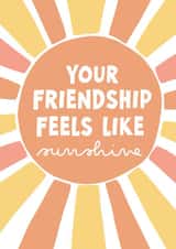 Heartfelt Friendship Card - You are Sunshine created by Forever Blessed