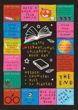 Happy International Children's Book Day Card - Favourite Books Game created by AbiGoLucky