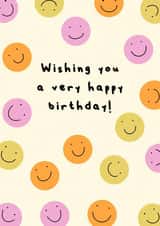 Cute Birthday Card - Smiley Face created by TheYoungBandit .