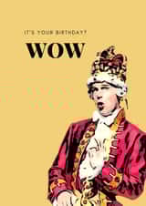 Funny Birthday Card for Hamilton Lovers. created by Josh Andy