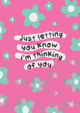 Pretty Thinking Of You Card - For Her - Heartfelt created by The Playful Indian