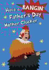 Funny Father's Day Card - The Gentlemen - Bangin' Fathers Day Mother Clucker created by @Laura Lonsdale Designs