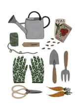 Pretty Gardening Card - for Any Occasion - Blank Card for Gardeners created by HeatherLucyJ