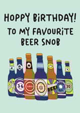 Cheeky Birthday Card - Beer Lover - Puns created by Stuck Shop Gifts