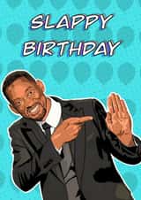Funny Will smith birthday card created by C.W ILLUSTRATIONS 