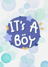 Cute New Baby Card - It's a Boy created by Uzma Faheem