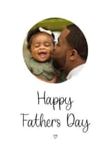 Personalised Father's Day Photo Card created by Kalm Lettering - Classic Fathers Day Photo Card - For Dad