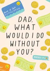 Cheeky Father's Day Card - Bank of Dad created by Lydia Southgate