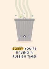 Rubbish Time - Thinking of you Card created by Joanne Hawker