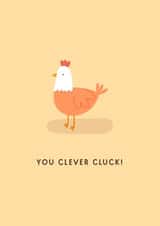 Funny Exam Results Card - You Clever Cluck! created by Joanne Hawker
