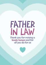 Heartfelt Fathers Day Card - For Father In Law created by Bev O'Connor || @oconnordesign