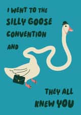 Funny Friendship Card - Silly Goose created by Betiobca