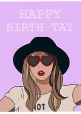 Birthday card for Taylor Swift lovers created by Grace Simmons