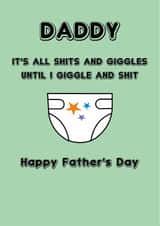 Funny Father's Day card from the little one. created by Susiewuzie