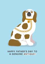 Cheeky Father's Day Card - Genuine Antique created by Joanne Hawker