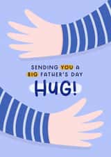 Heartfelt Father's Day Card - Sending a Big Hug - Long Distance Dad created by Joanne Hawker