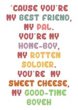 Funny Anniversary Card - What We Do In The Shadows - Good Time Boy created by NelliumCrafts