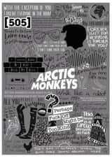 Arctic Monkeys Lyrics Card For Any Occasion created by Emily Howarth