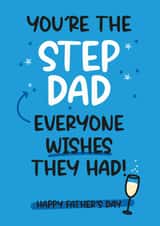 Cute Father's Day Card - Special Step Dad created by Twisted Haggis