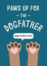Cute Father's Day Card - Dogfather created by Wink Design - Michelle Roberts