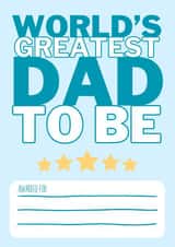 Heartfelt Father's Day Card - For Dad To Be - From The Bump created by Just Jojo
