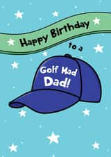 Fun Birthday Card - Golf - For Dad - To A Golf Mad Dad! created by @Laura Lonsdale Designs