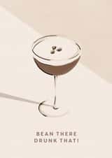 Pretty Birthday Card - For Her - Simple Espresso Martini created by @doublepea_designs