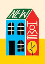 Arty New Home Card - Bright and Colourful created by AbiGoLucky