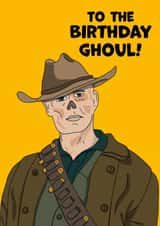 Fun Birthday Card - Fallout - Ghoul created by I Made A Card