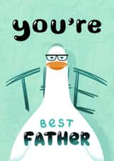 Funny Father’s Day Card - You’re The Best Father created by Marina Kromitsyna