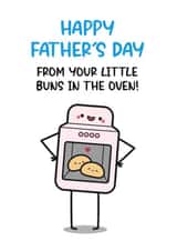 Cute Father's Day Card - From Twins - From the Bump created by Twisted Haggis