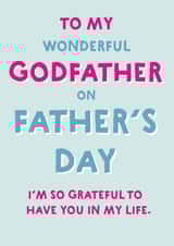 Heartfelt Father's Day Card - For Godfather created by Wink Design - Michelle Roberts