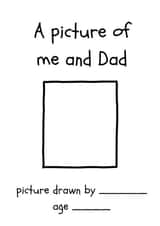 Heartfelt Fathers Day Card - From The Kids - Picture Of Me And Dad created by Amy (Hedgecards)