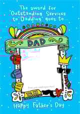 Heartfelt Father's Day Card - Drawing Of Daddy - From The Kids created by Emma Proctor