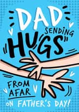 Heartfelt Father's Day Card - Sending Hugs From Afar created by Emma Proctor