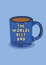 The Worlds Best Dad Card created by The Gift of the Gab