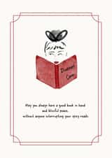 Cheeky Birthday Card- Book Nerd- Spicy Reads created by Quill and Palette