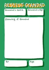 Cute Father’s/Birthday Card - Bestest Grandad - Make Your Own Card created by Nicola Watson