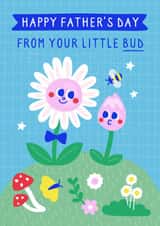 Cute Father's Day Card - From Your Little Bud created by Creative Joy