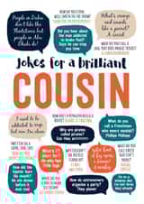 Funny Birthday Card - Cousin - Brilliant Jokes created by Paper Plane