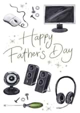 Gaming, Computer Programming - Father's Day Card For Dad or Grandad created by Making Meadows Ltd