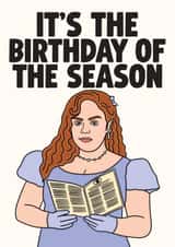 Bridgerton Birthday Card - Penelope Featherington created by Studio Doodles