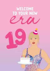 19th Birthday Card for Taylor Swift fan - Welcome to your new Era created by The Cake Thief