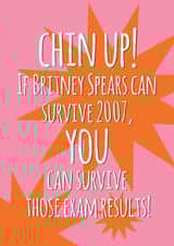 Funny Exam Results Card - Britney Spears - Survive created by Sweetlove Press