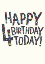 Pretty Birthday Card - 4th Today! created by The Boy and the Bear