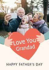 Personalised Father's Day Photo Card created by Macie Dot Doodles - Heartfelt Father's Day Card - Love You Grandad