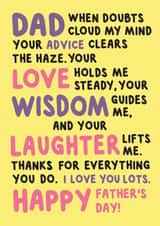 Heartfelt Father's Day Card - Sentimental Words created by @MarcoLooks