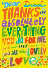 DEAR DAD / FATHER'S DAY created by Dave Sutton