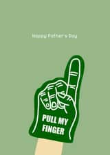 Funny Fathers Day Card - Dad Joke - Pull My Finger created by Miss Tash
